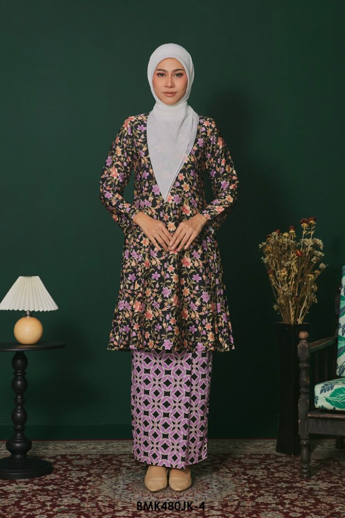 Juliana Kurung Batiq Mia in Black (BMK480JK-4)