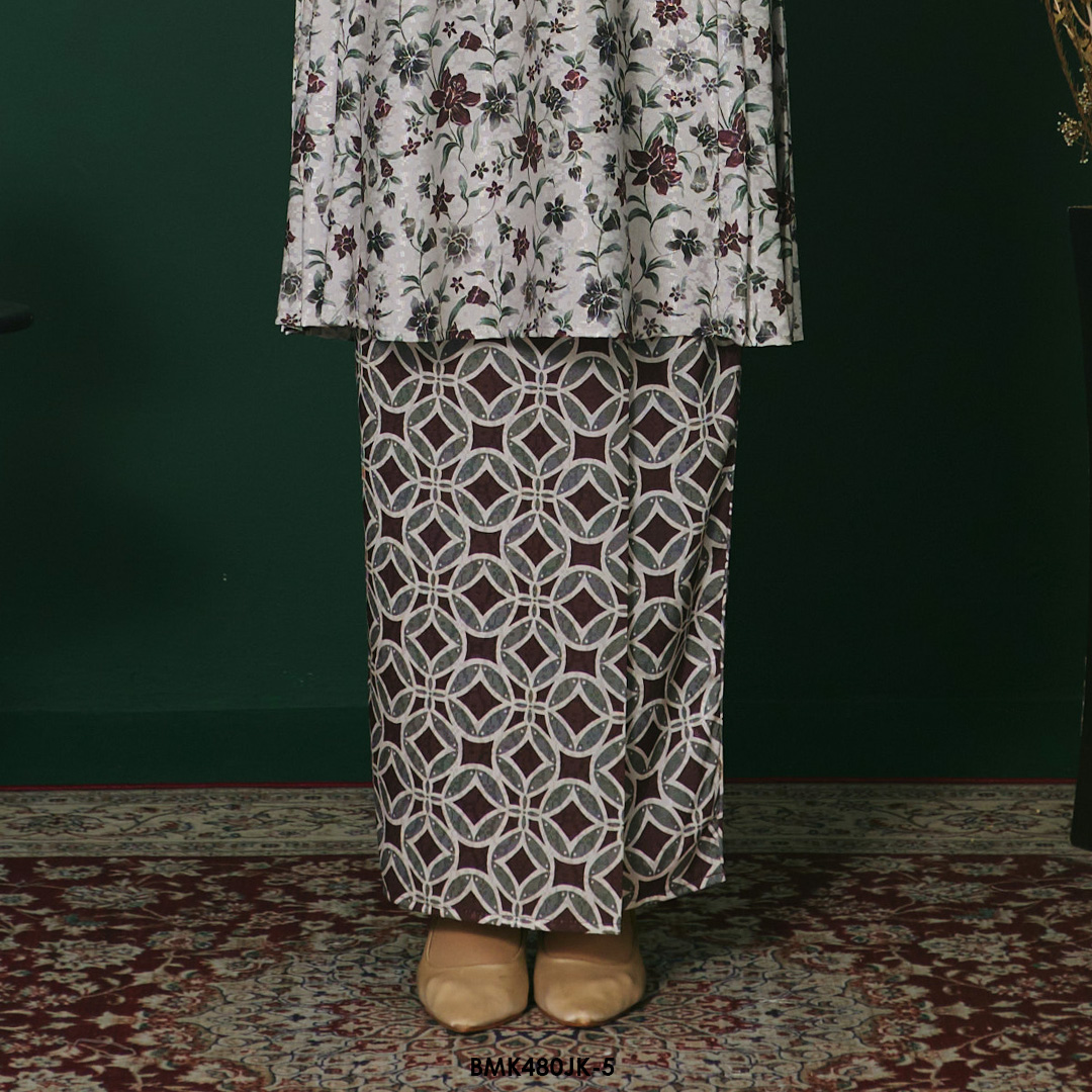 Juliana Kurung Batiq Mia in White (BMK480JK-5) - Image 3