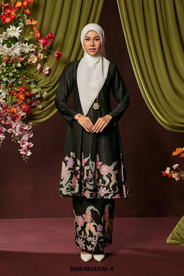 Kebarung Batiq Mia in Black (BMK486KKM-4)