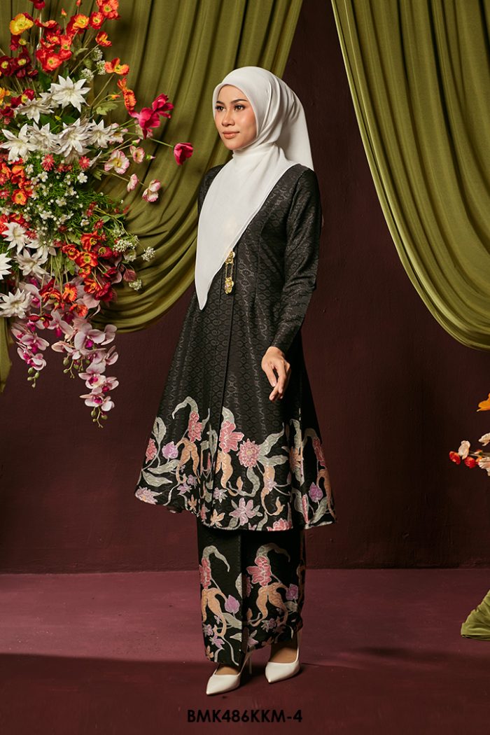 Kebarung Batiq Mia in Black (BMK486KKM-4)