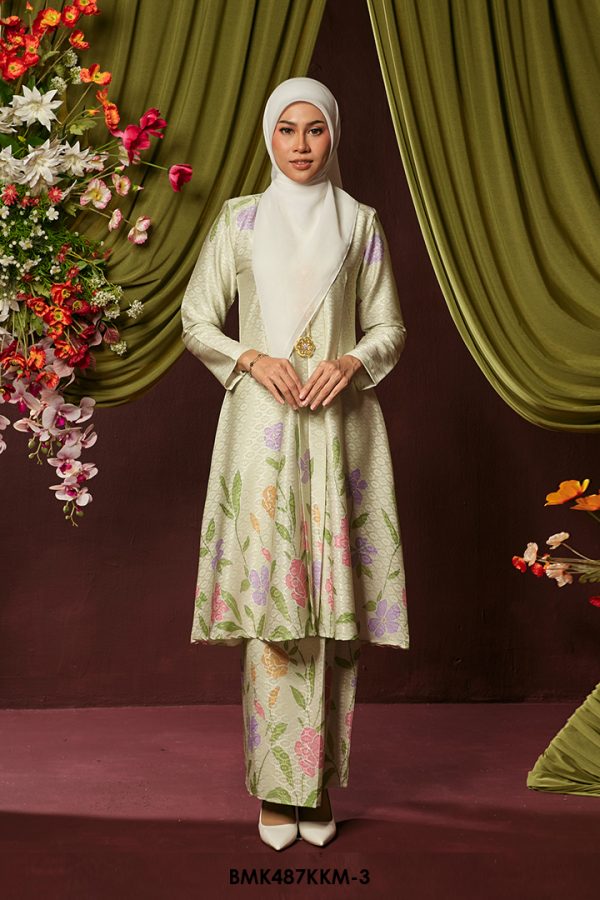 Kebarung Batiq Mia in Light Green (BMK487KKM-3)