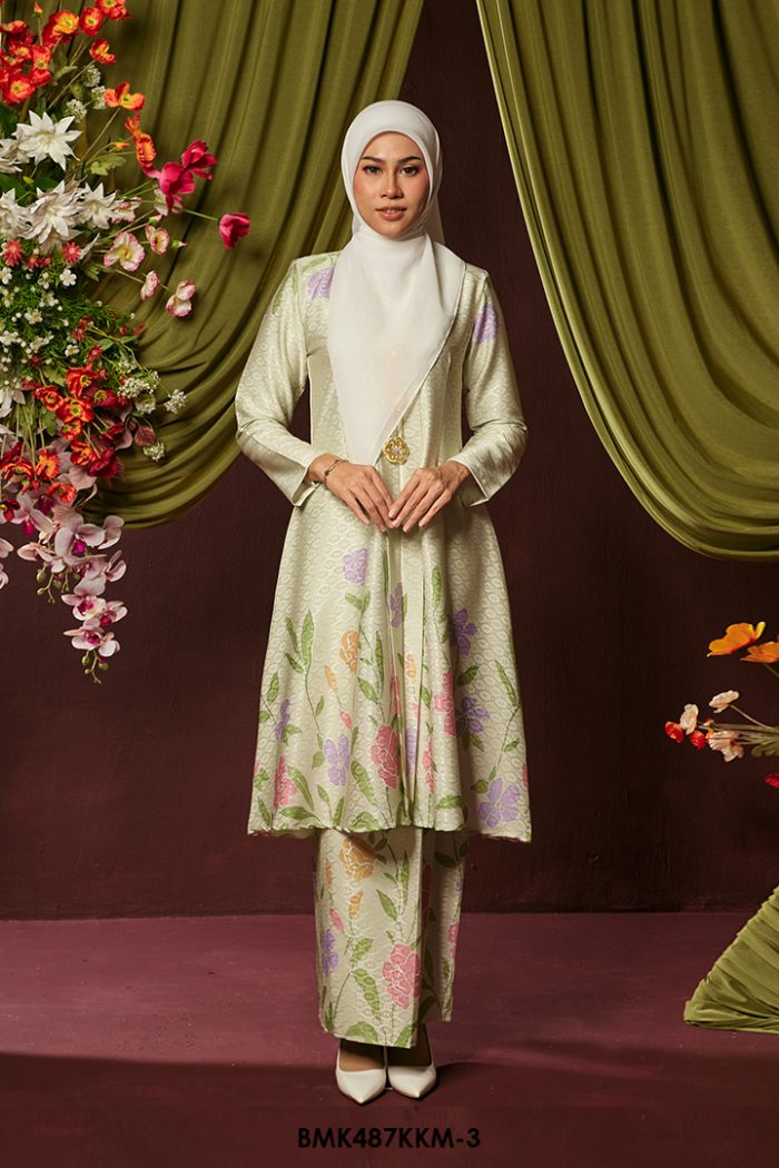 Kebarung Batiq Mia in Light Green (BMK487KKM-3)