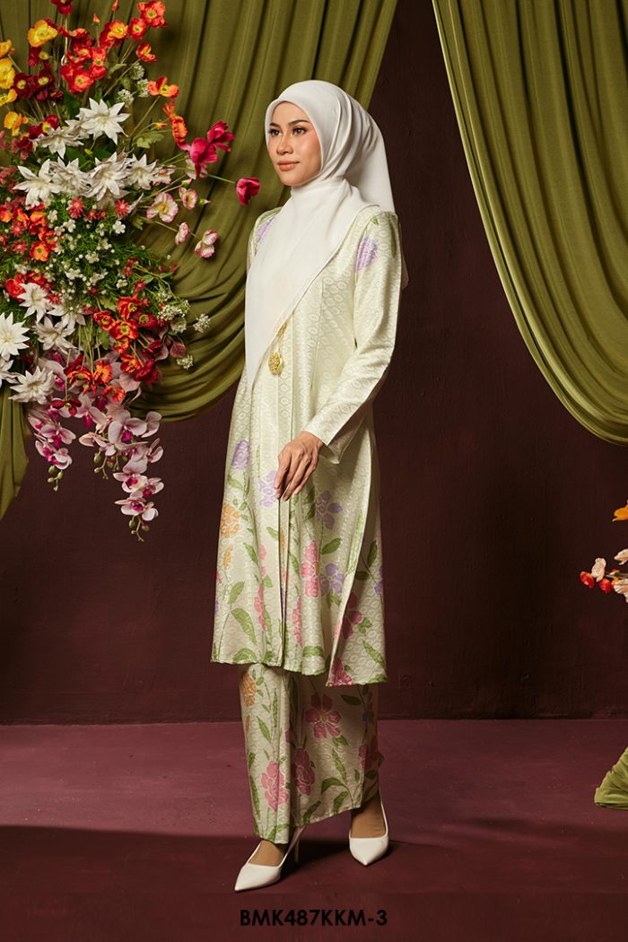 Kebarung Batiq Mia in Light Green (BMK487KKM-3)