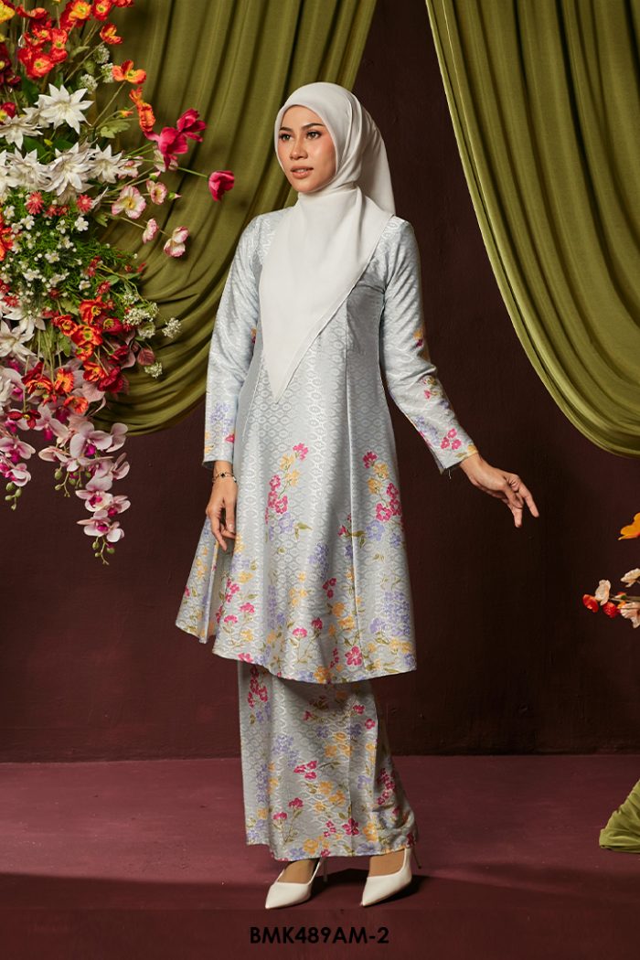 Ameera Kurung Batiq Mia in Baby Blue (BMK489AM-2)