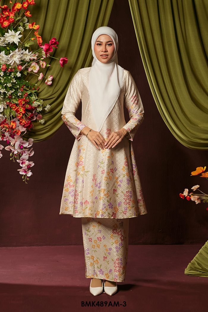 Ameera Kurung Batiq Mia in Nude (BMK489AM-3)