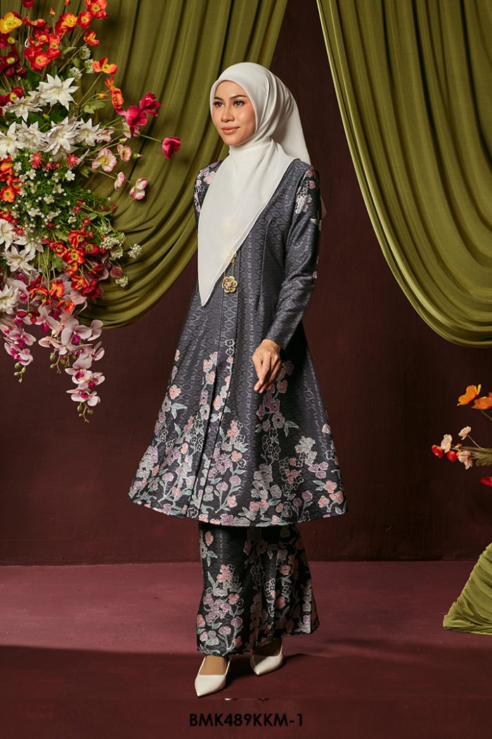 Kebarung Batiq Mia in Dusty Grey (BMK489KKM-1)