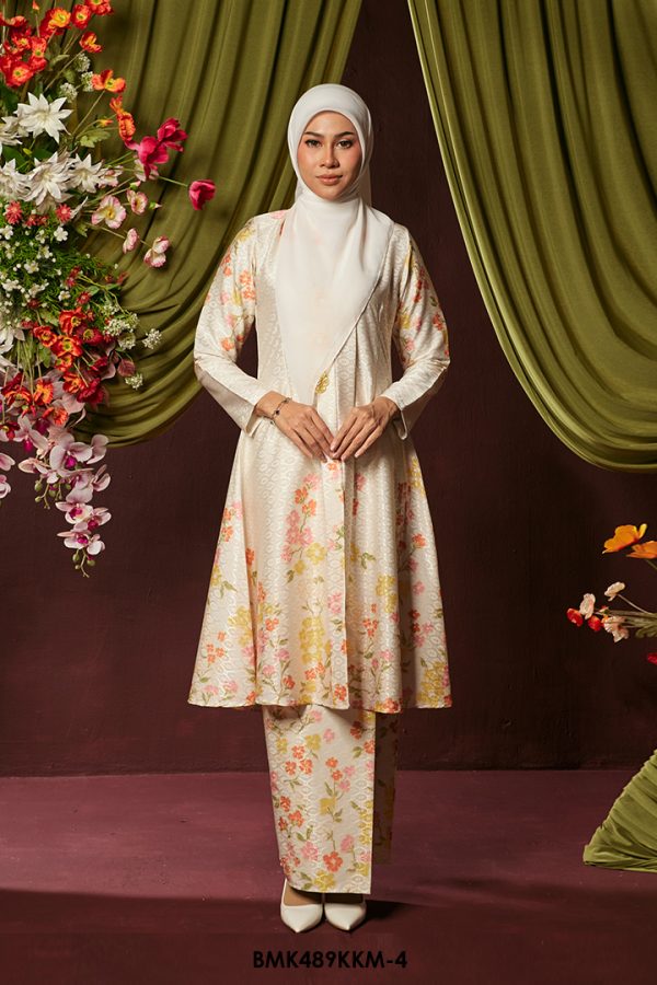 Kebarung Batiq Mia in Soft Yellow (BMK489KKM-4)