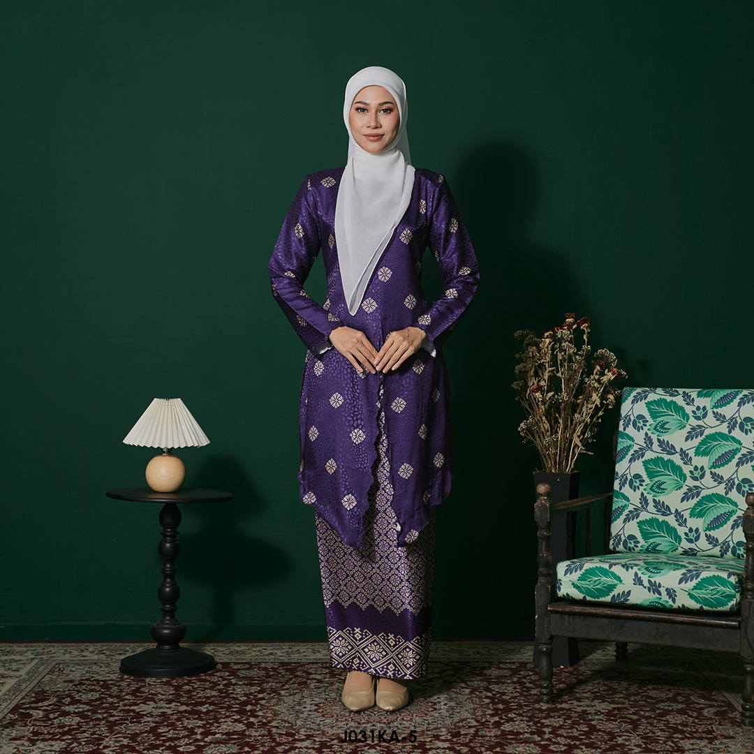 Kebaya Anggun 2.0 in Dark Purple (J031KA-5)