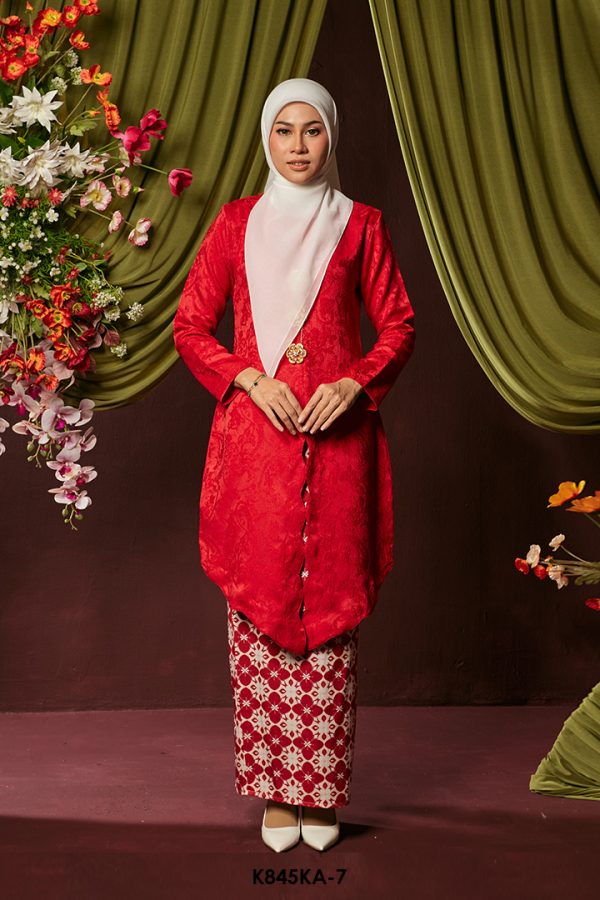 Kebaya Anggun 2.0 in Scarlet Red (K845KA-7)