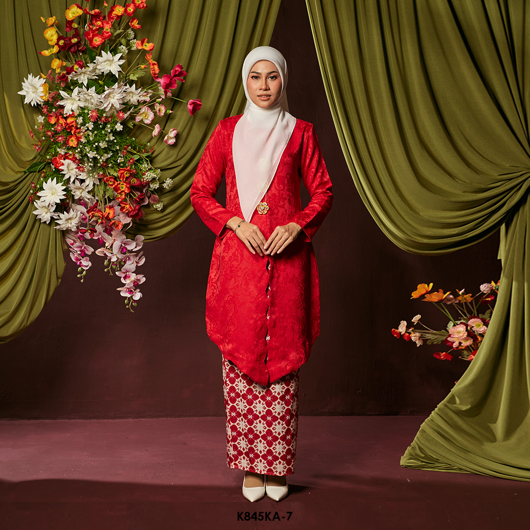 Kebaya Anggun 2.0 in Scarlet Red (K845KA-7)
