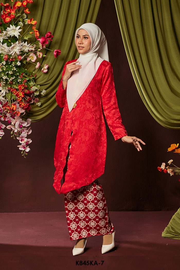 Kebaya Anggun 2.0 in Scarlet Red (K845KA-7)