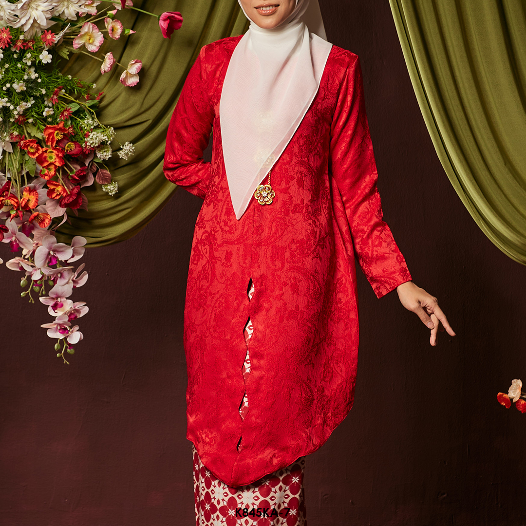 Kebaya Anggun 2.0 in Scarlet Red (K845KA-7) - Image 4