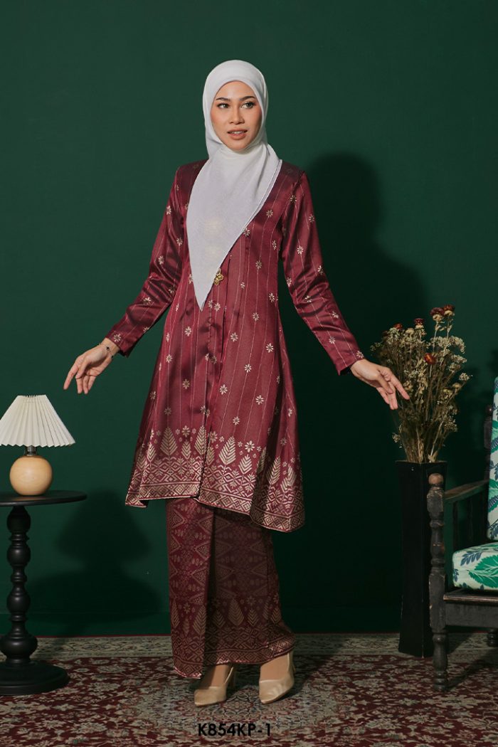 Kebarung Kalthom Petite in Dark Red (K854KP-1)