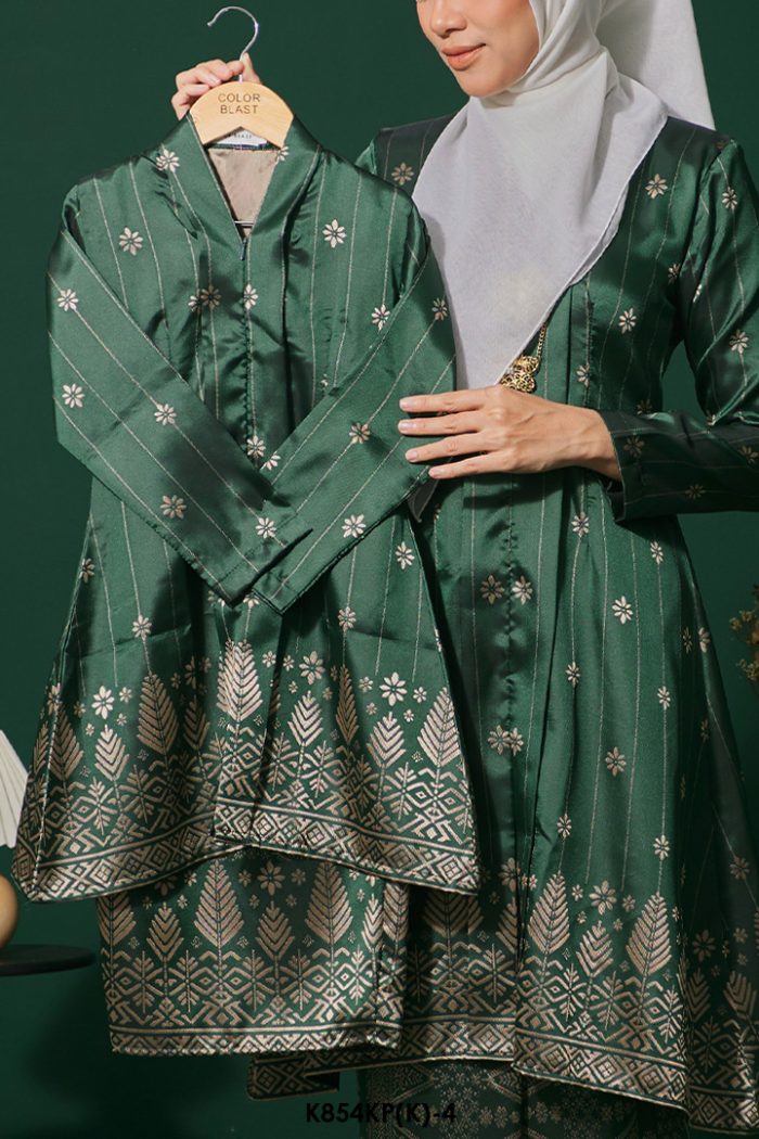 Kebarung Kalthom Petite Kids in Hunter Green (K854(K)-4)