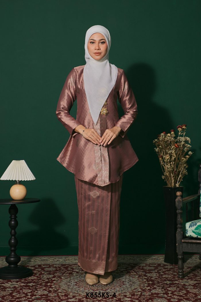 Kebaya Saloma in Rosey Pink (K855KS-4)