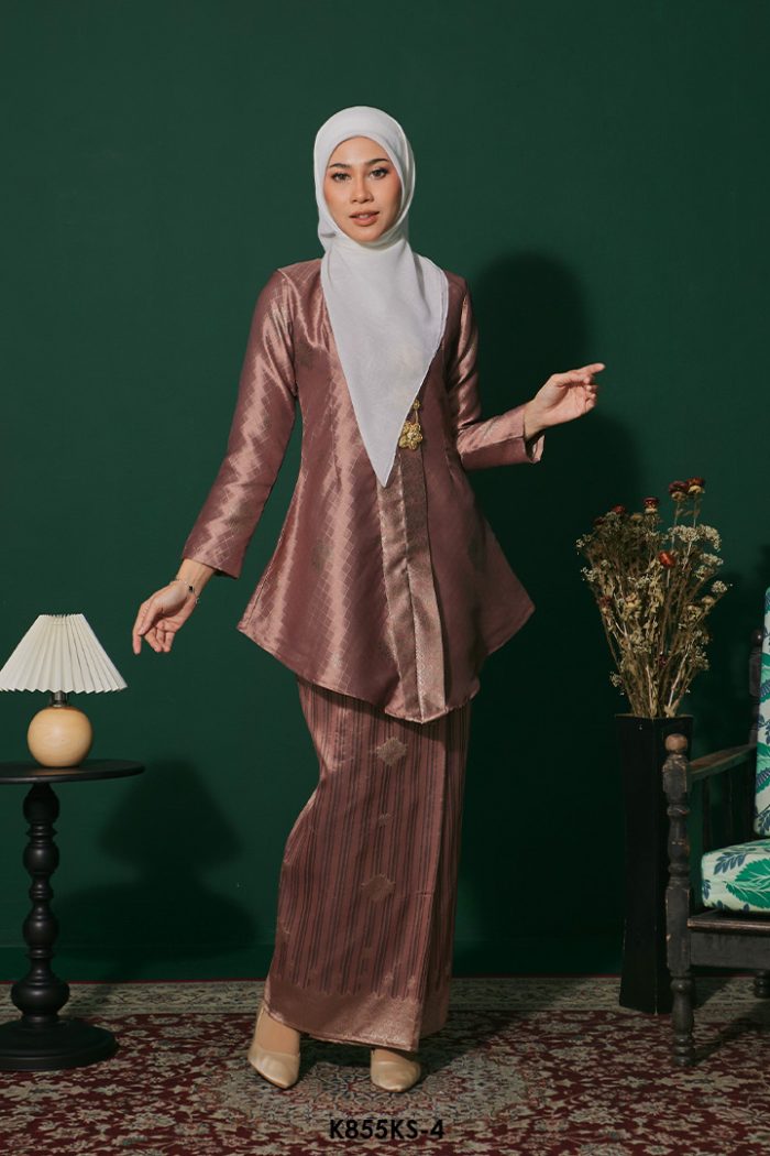 Kebaya Saloma in Rosey Pink (K855KS-4)