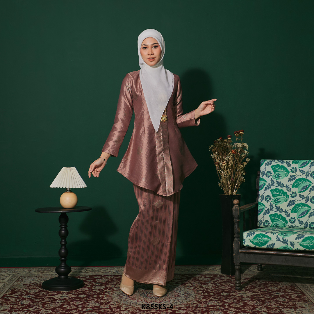 Kebaya Saloma in Rosey Pink (K855KS-4) - Image 2