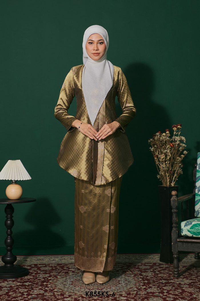 Kebaya Saloma in Yellow (K855KS-6)