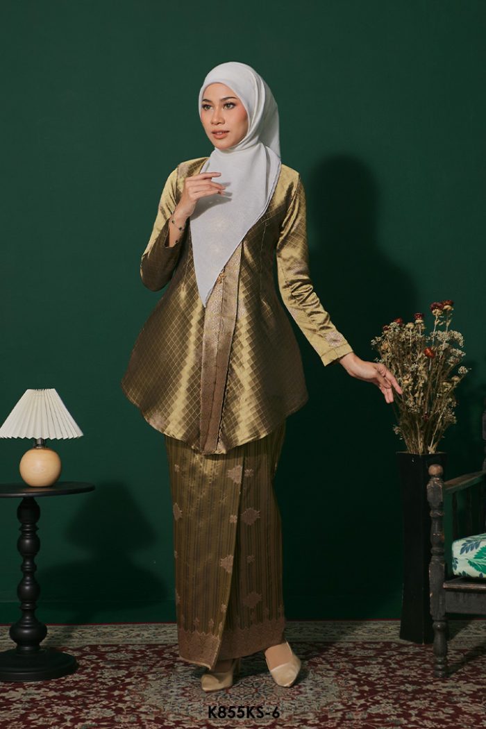 Kebaya Saloma in Yellow (K855KS-6)