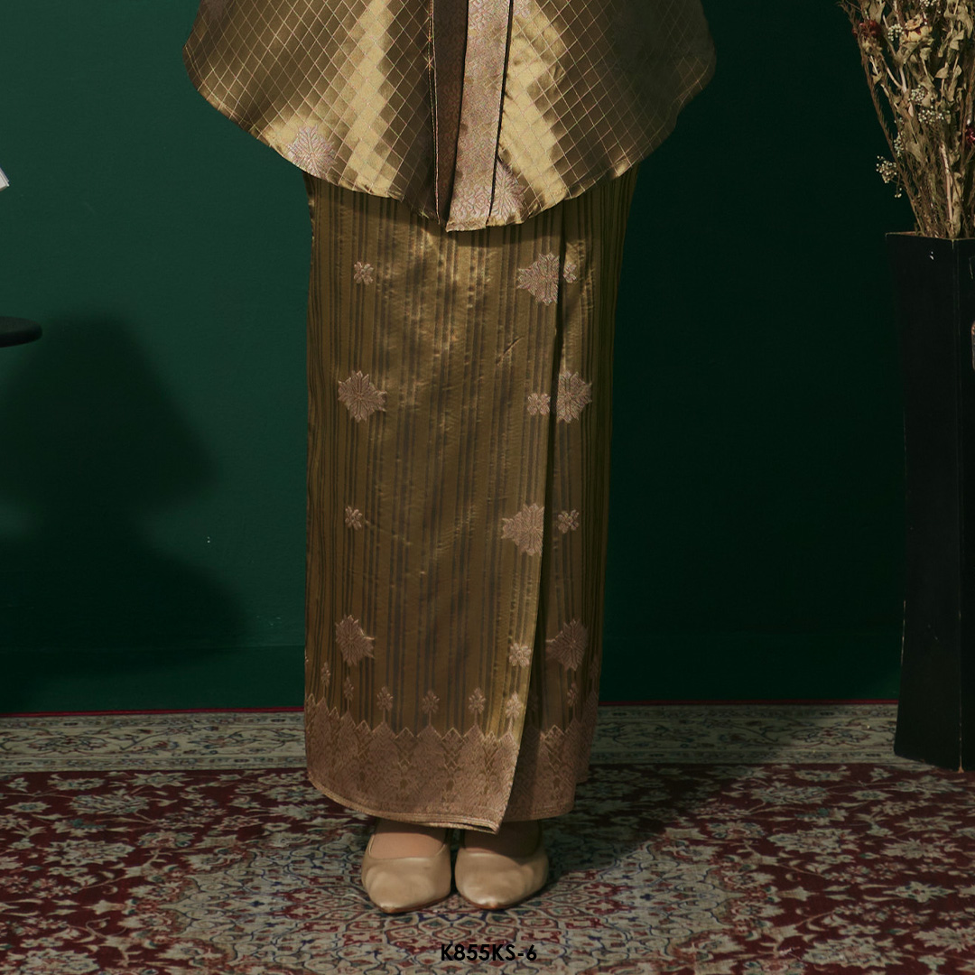 Kebaya Saloma in Yellow (K855KS-6) - Image 3