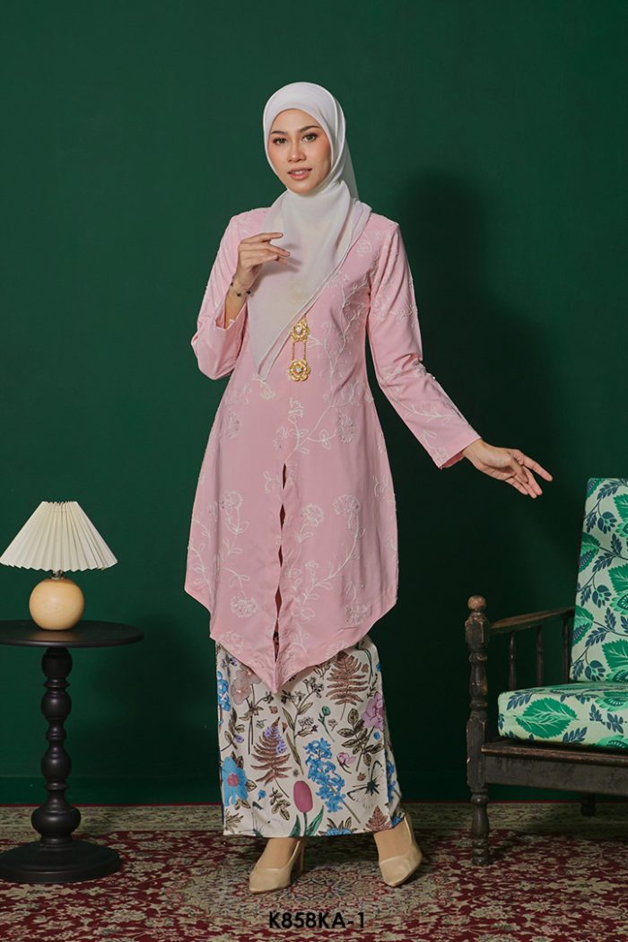 Kebaya Anggun 2.0 in Soft Pink (K858KA-1)
