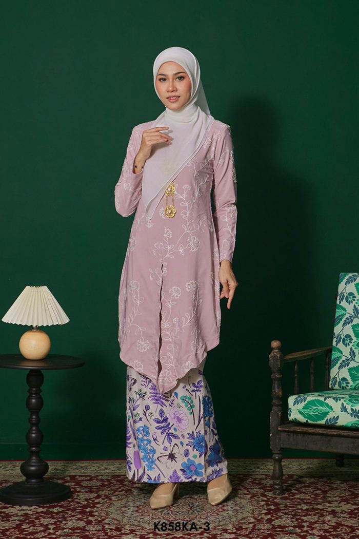 Kebaya Anggun 2.0 in Light Mauve (K858KA-3)