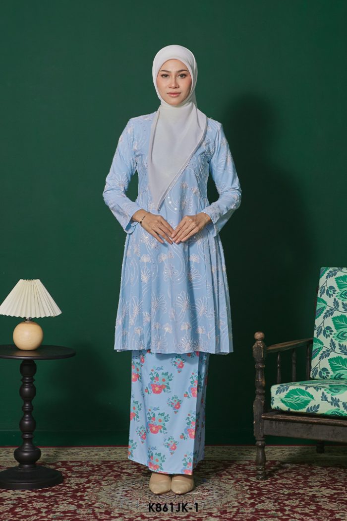Juliana Kurung in Light Blue (K861JK-1)