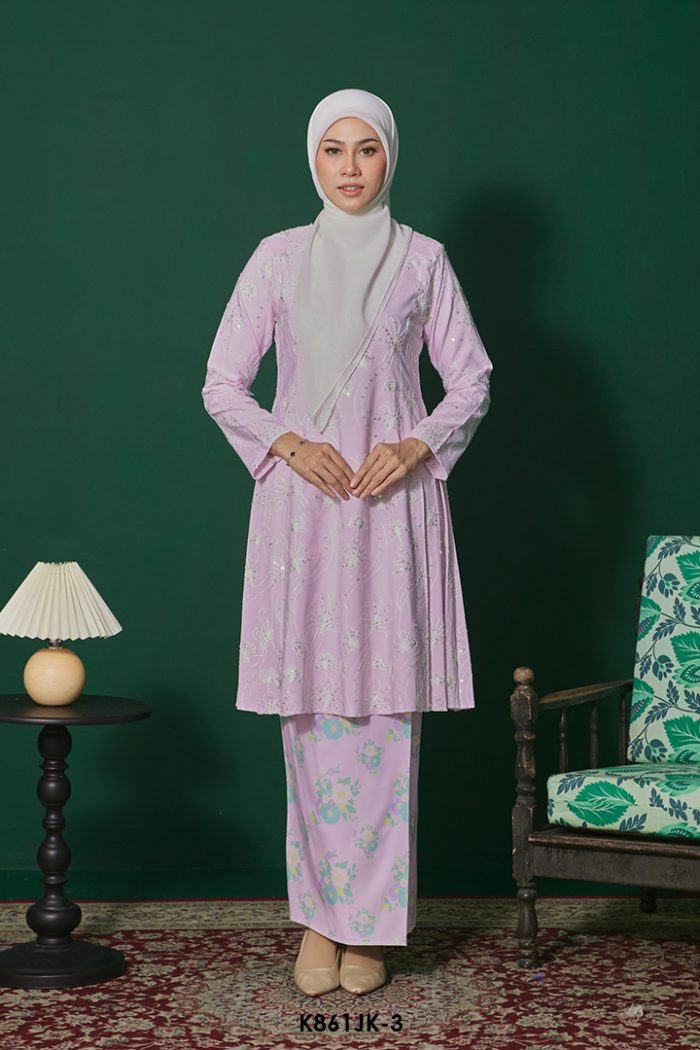 Juliana Kurung in Light Lilac(K861JK-3)