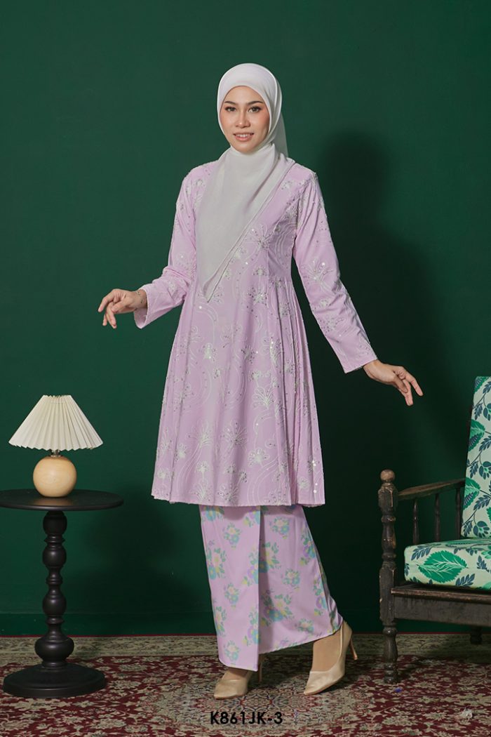 Juliana Kurung in Light Lilac(K861JK-3)