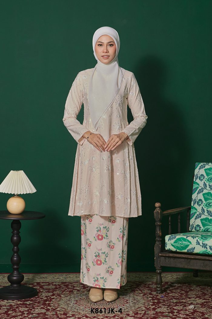 Juliana Kurung in Beige (K861JK-4)