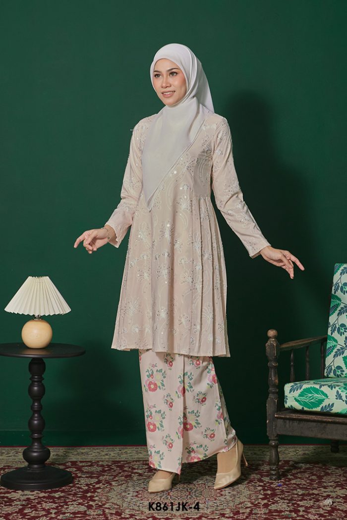 Juliana Kurung in Beige (K861JK-4)