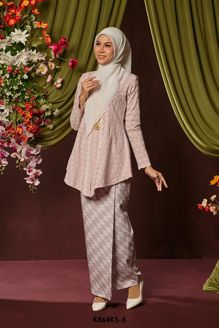 Kebaya Saloma in Soft Purple (K864KS-5)