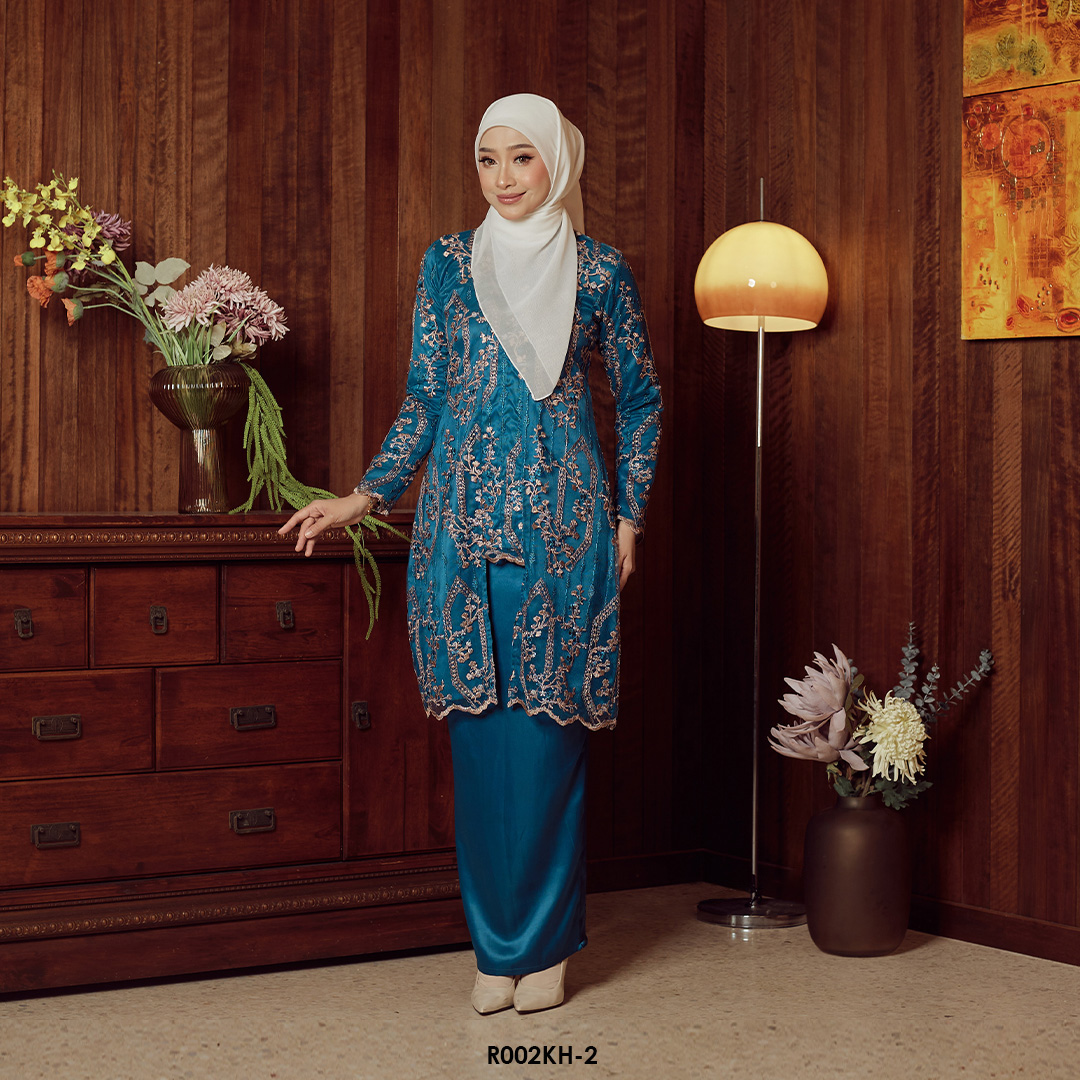 Kebaya Hanum in Dark Slate Blue (R002KH-2) - Image 2