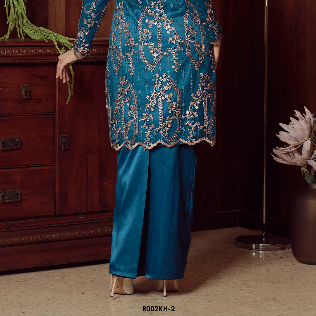 Kebaya Hanum in Dark Slate Blue (R002KH-2) - Image 3