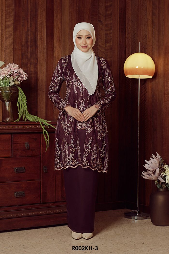 Kebaya Hanum in Grape Purple (R002KH-3)