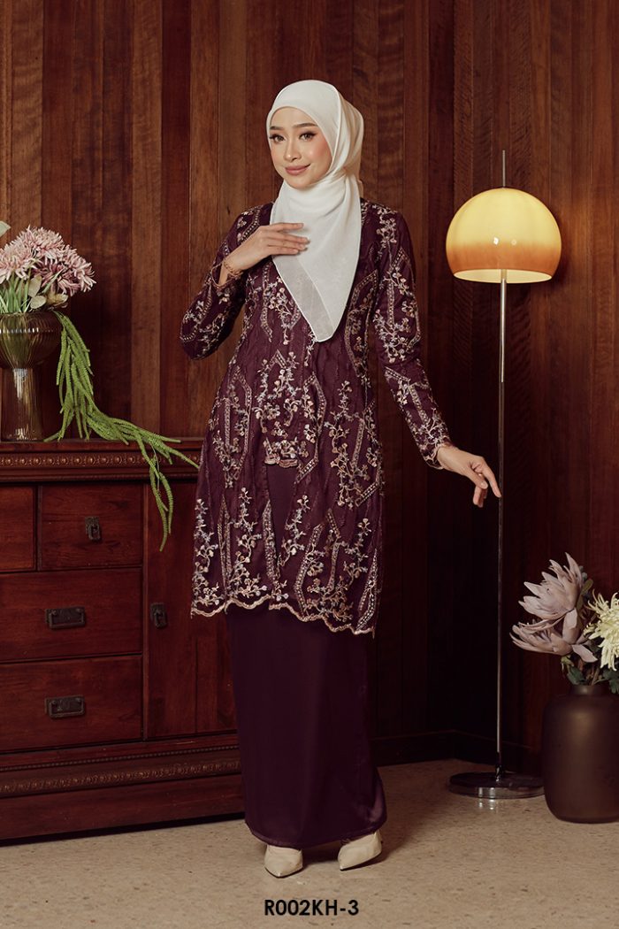 Kebaya Hanum in Grape Purple (R002KH-3)