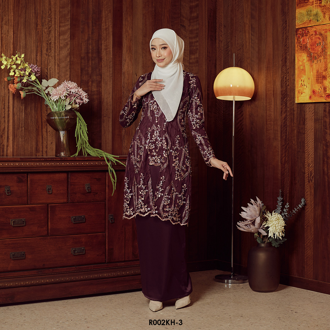 Kebaya Hanum in Grape Purple (R002KH-3) - Image 2