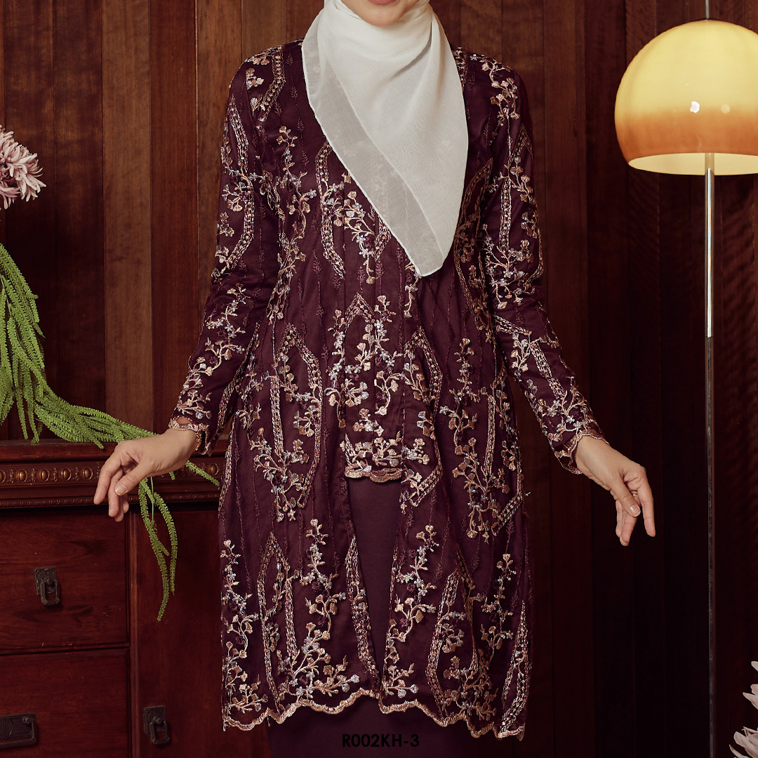 Kebaya Hanum in Grape Purple (R002KH-3) - Image 4