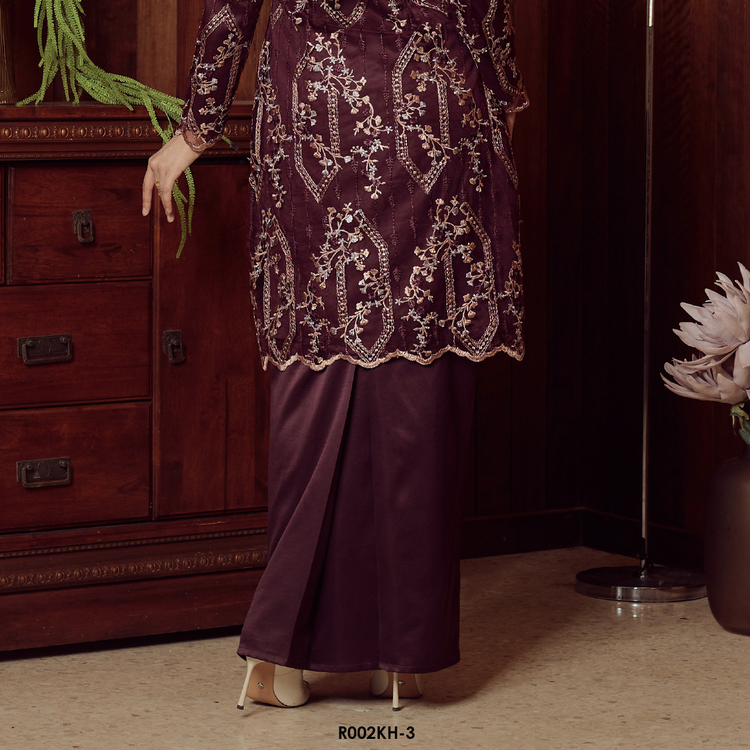 Kebaya Hanum in Grape Purple (R002KH-3) - Image 3
