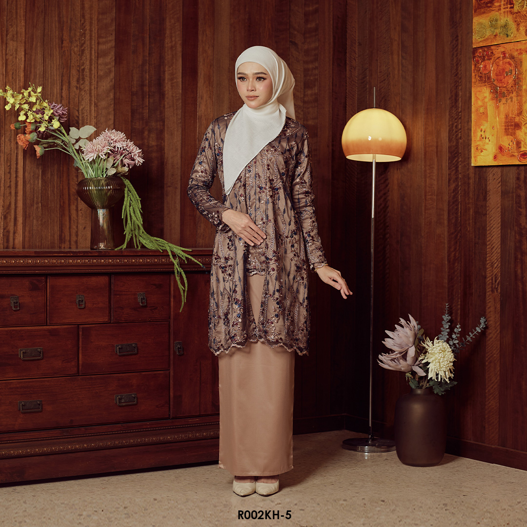 Kebaya Hanum in Dark Blue Brown (R002KH-5) - Image 2