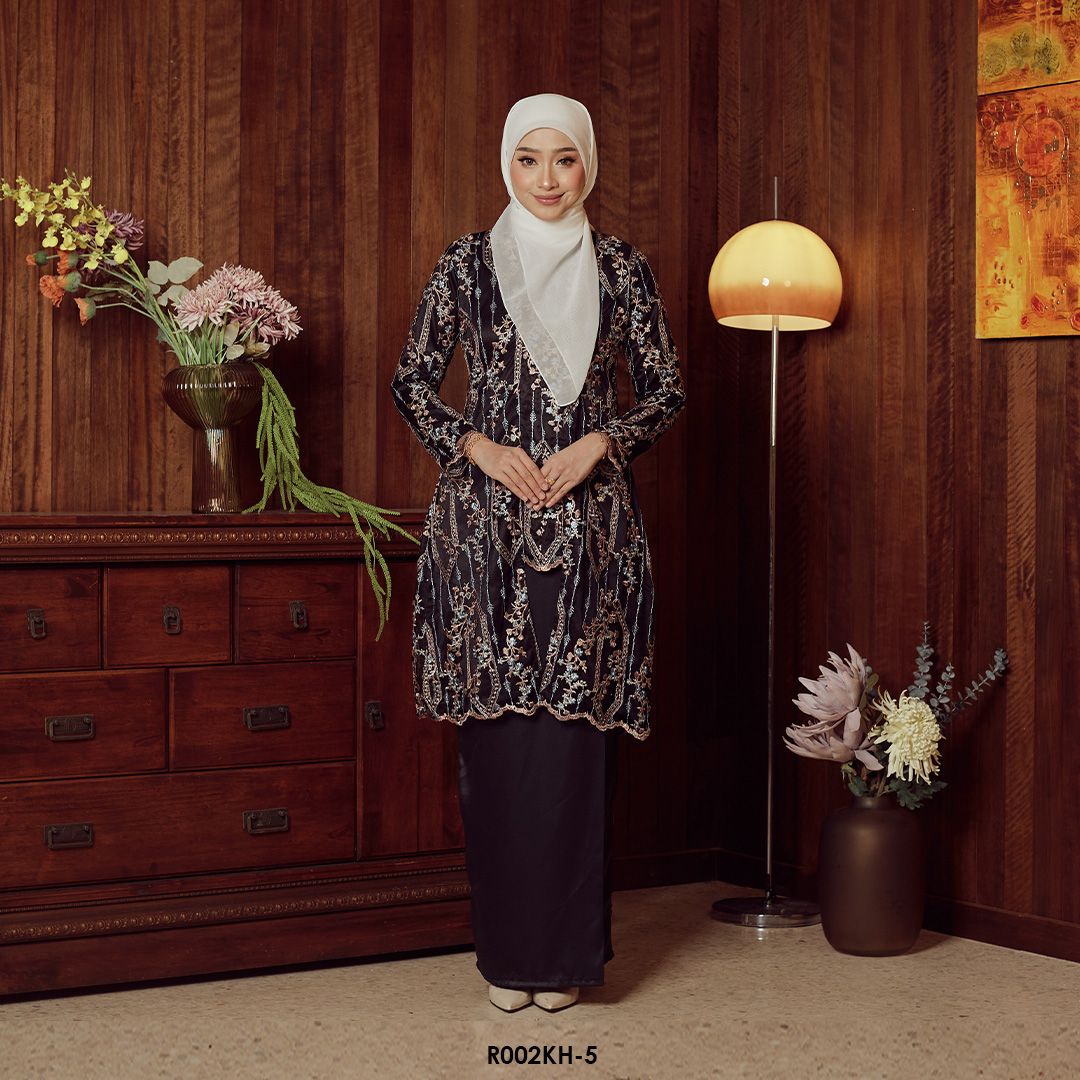 Kebaya Hanum in Black (R002KH-6)