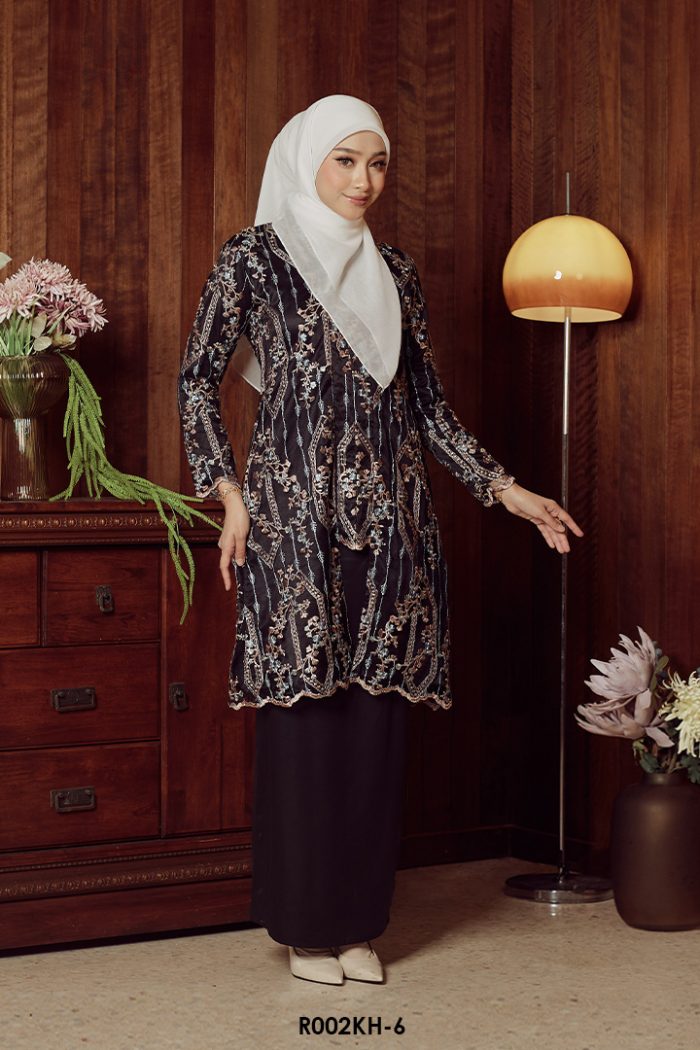 Kebaya Hanum in Black (R002KH-6)