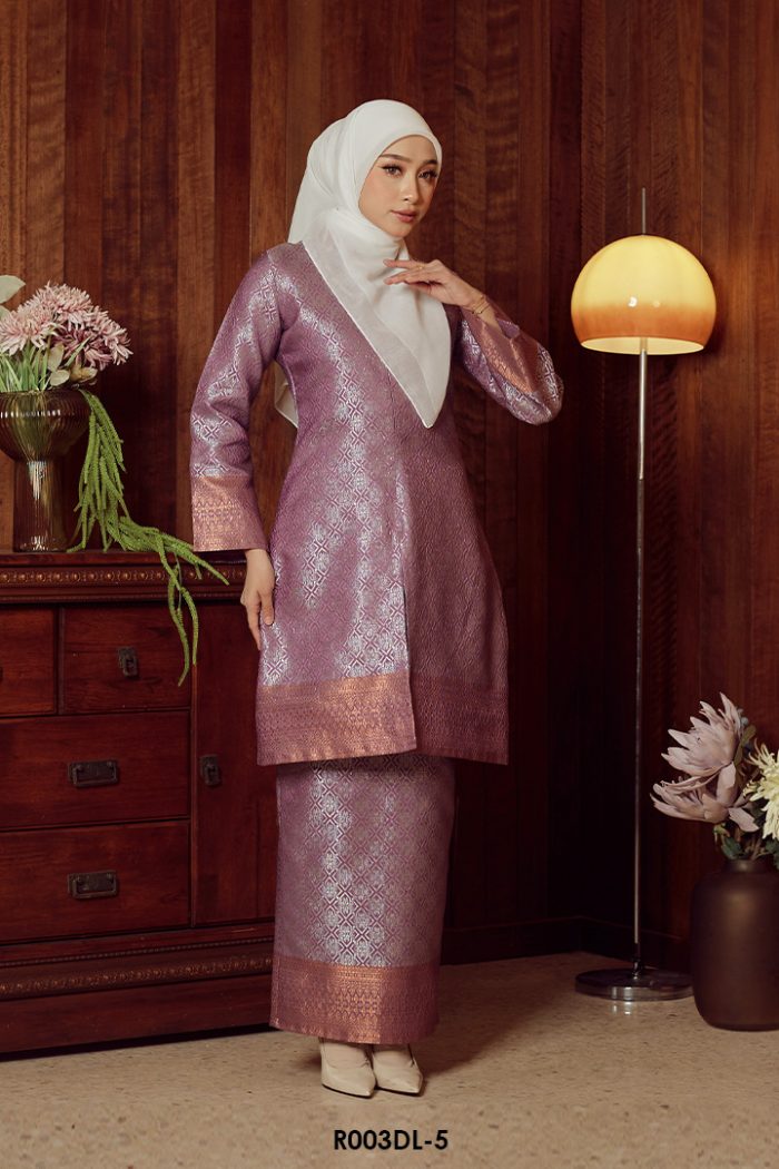 Delima Kurung in Purple (R003DL-5)