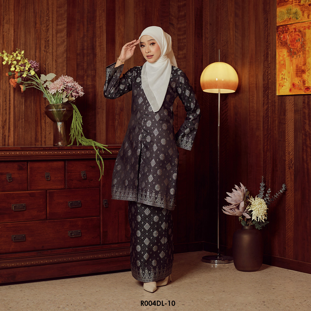 Delima Kurung in Black (R004DL-10) - Image 2