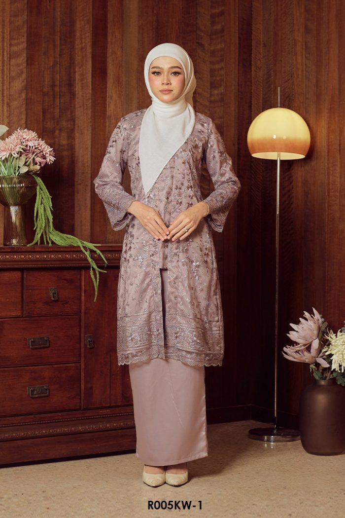 Kebaya Wilda in Dusty Purple (R005KW-1)