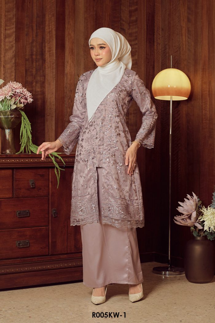 Kebaya Wilda in Dusty Purple (R005KW-1)