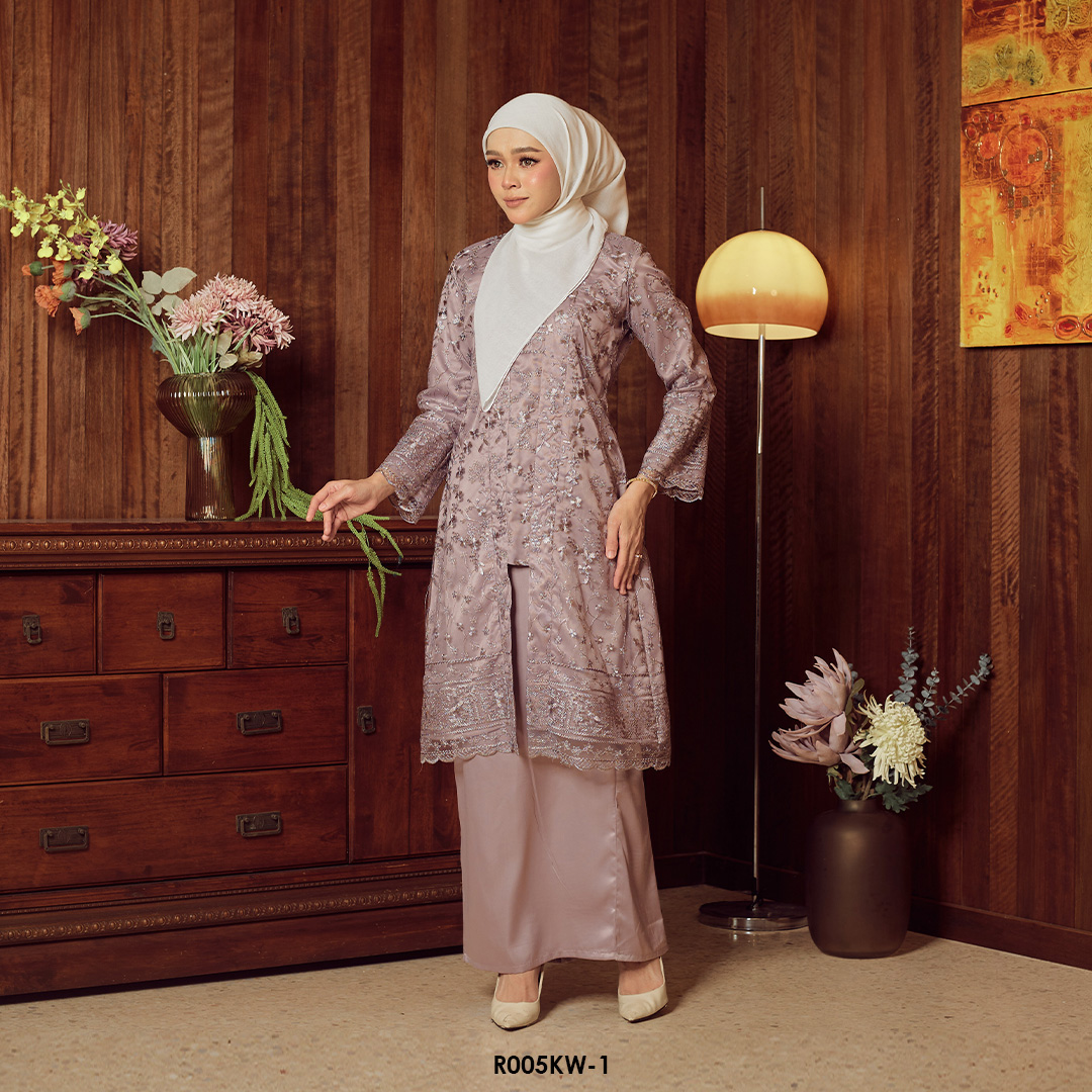Kebaya Wilda in Dusty Purple (R005KW-1) - Image 2