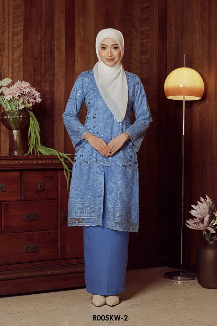 Kebaya Wilda in Blue (R005KW-2)