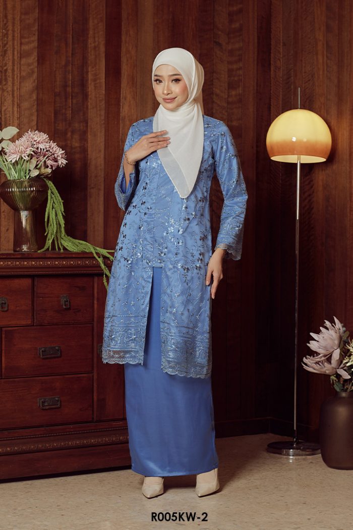Kebaya Wilda in Blue (R005KW-2)