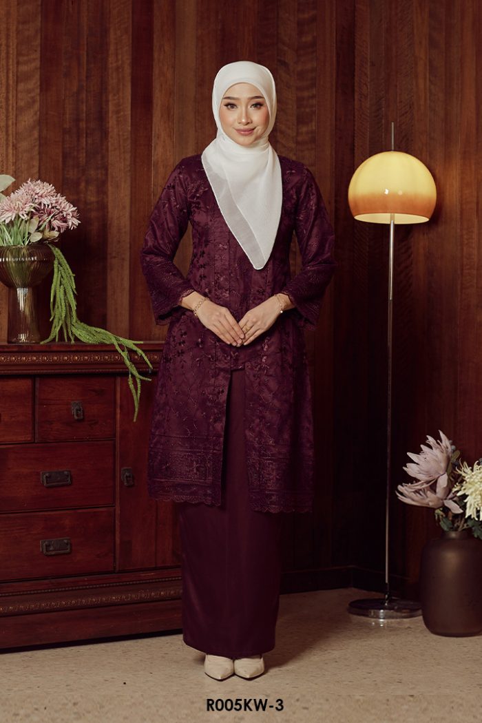 Kebaya Wilda in Grape (R005KW-3)